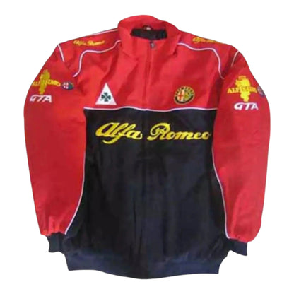 Alfa Romeo Vintage F1 Embroidered Racing Jacket