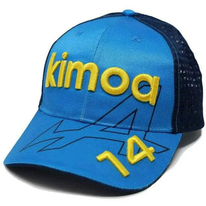 Alpine Racing F1 Kimoa Team Fernando Alonso Spain GP Hat - Blue