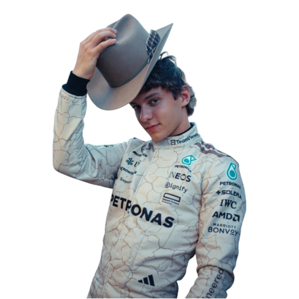 Andrea Kimi Antonelli 2025 Mercedes F1 Race Suit - US GP - F1 Vintage Racewear