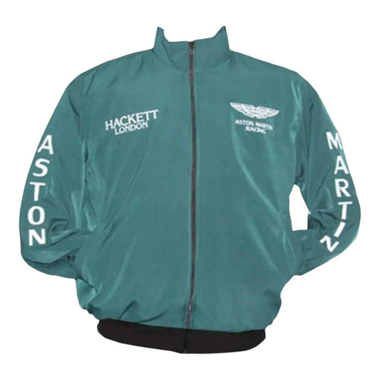 Aston Martin Formula One Embroidered Racing Jacket - F1 Vintage Racewear