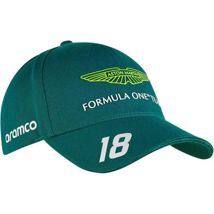 Aston Martin Cognizant F1 2023 Lance Stroll Team Hat- Green/Black