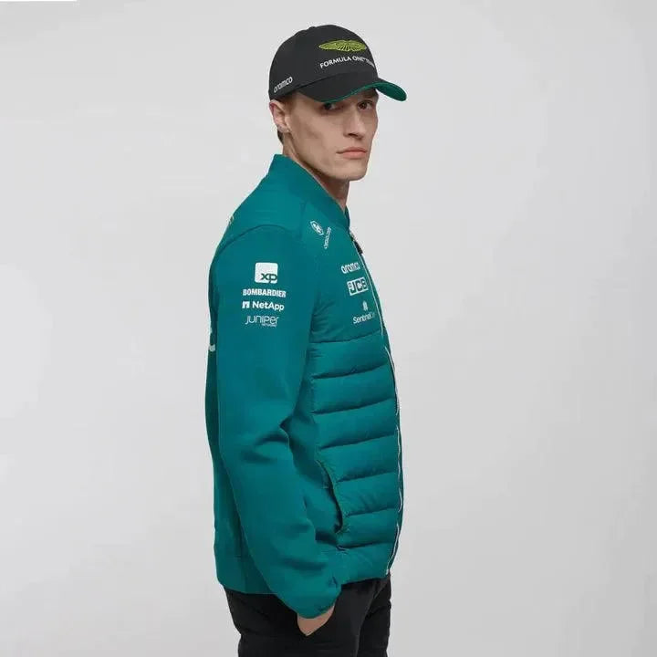 Aston Martin Cognizant F1 2023 Men's Team Hybrid Jacket- Green