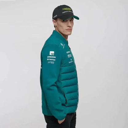 Aston Martin Cognizant F1 2023 Men's Team Hybrid Jacket- Green