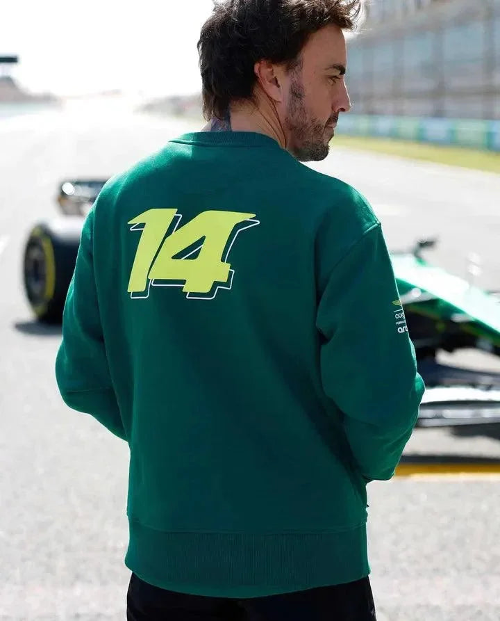 Aston Martin Cognizant F1 Kimoa Fernando Alonso Men's Lifestyle Sweater - Green