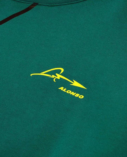 Aston Martin Cognizant F1 Kimoa Fernando Alonso Men's Lifestyle Sweater - Green