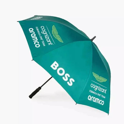 Aston Martin Cognizant F1 Team Golf Umbrella- Green