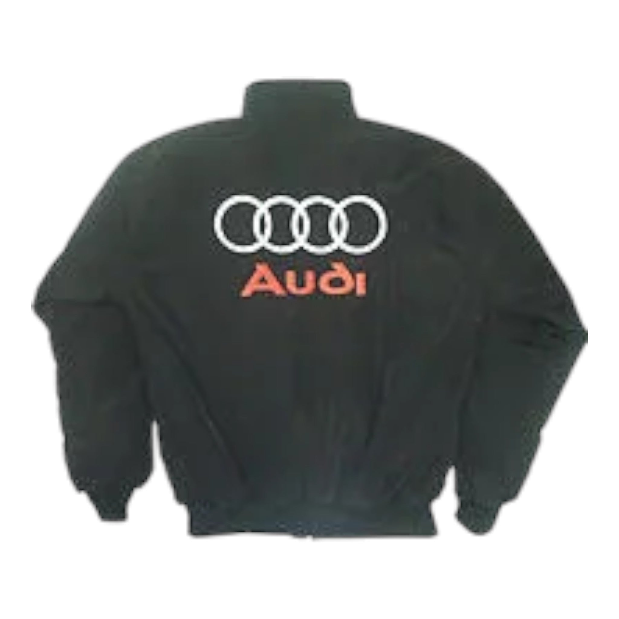 Audi Racing Jacket Light Gray and Black - Vintage F1 Racewear