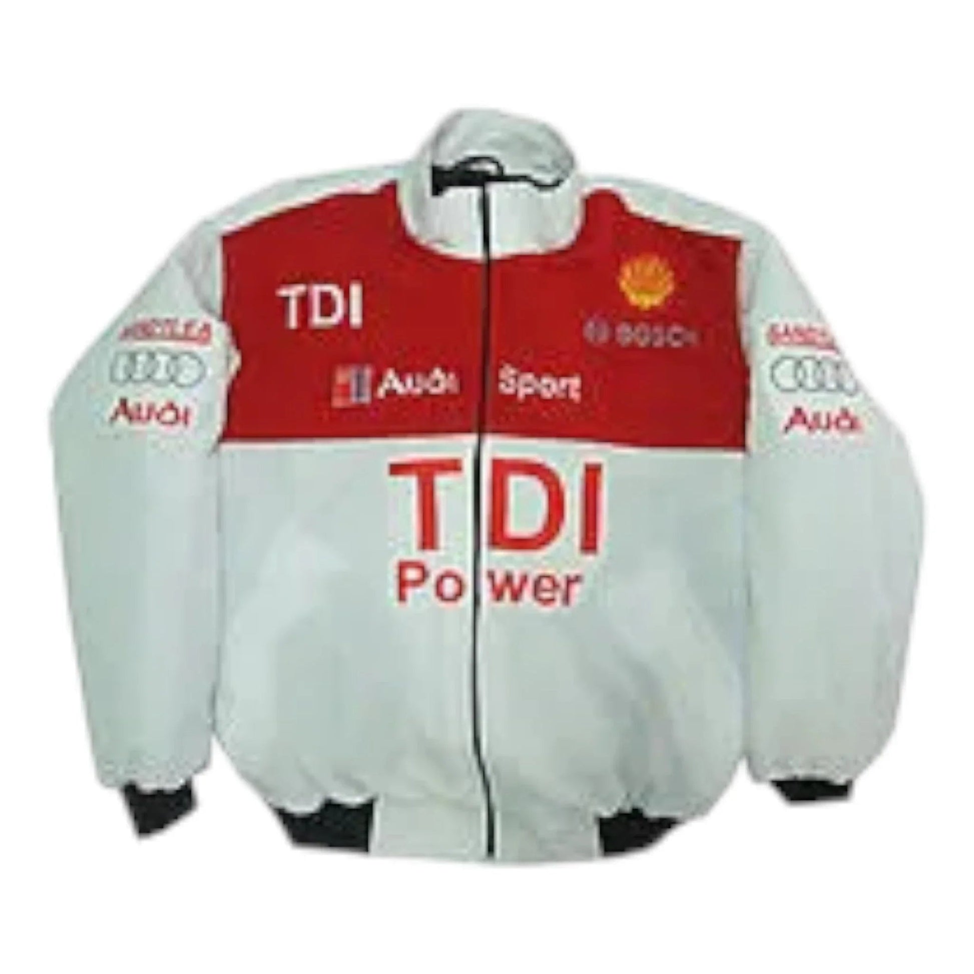 Audi TDI Power Racing Jacket White and Red