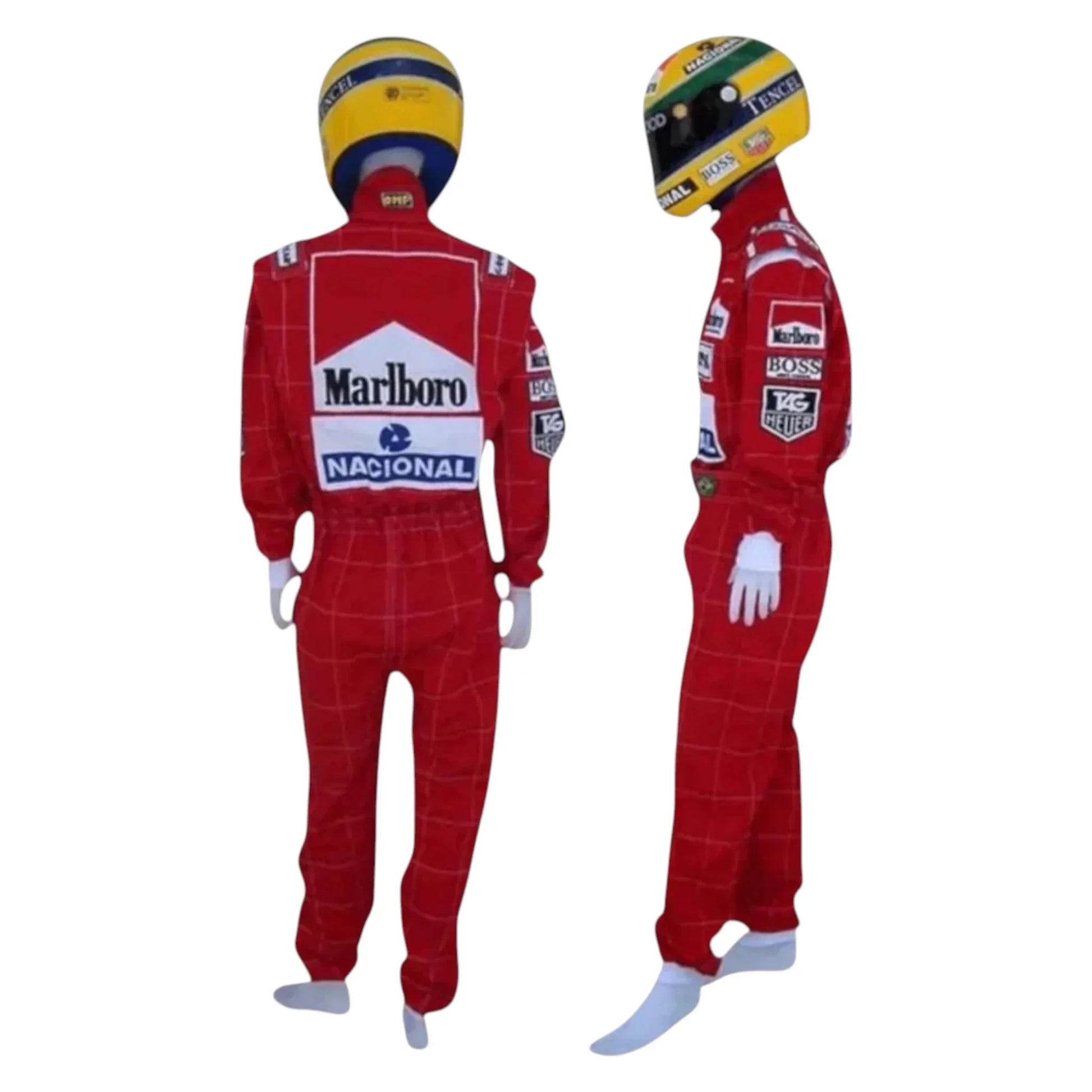 Ayrton Senna 1991 McLaren F1 Embroidery Race Suit Replica