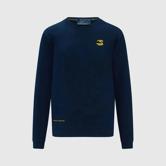 Ayrton Senna Crew Sweater - Blue