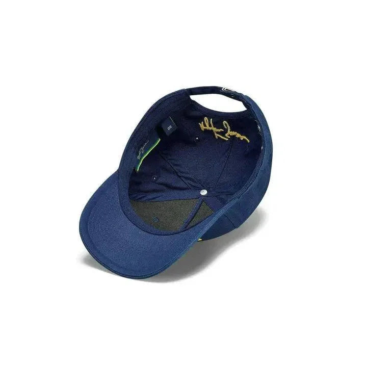 Ayrton Senna Logo Baseball Hat - Navy/Green