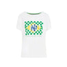 Ayrton Senna Women's Fanwear Flag T-Shirt- White