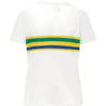 Ayrton Senna Women's Helmet Striped T-Shirt