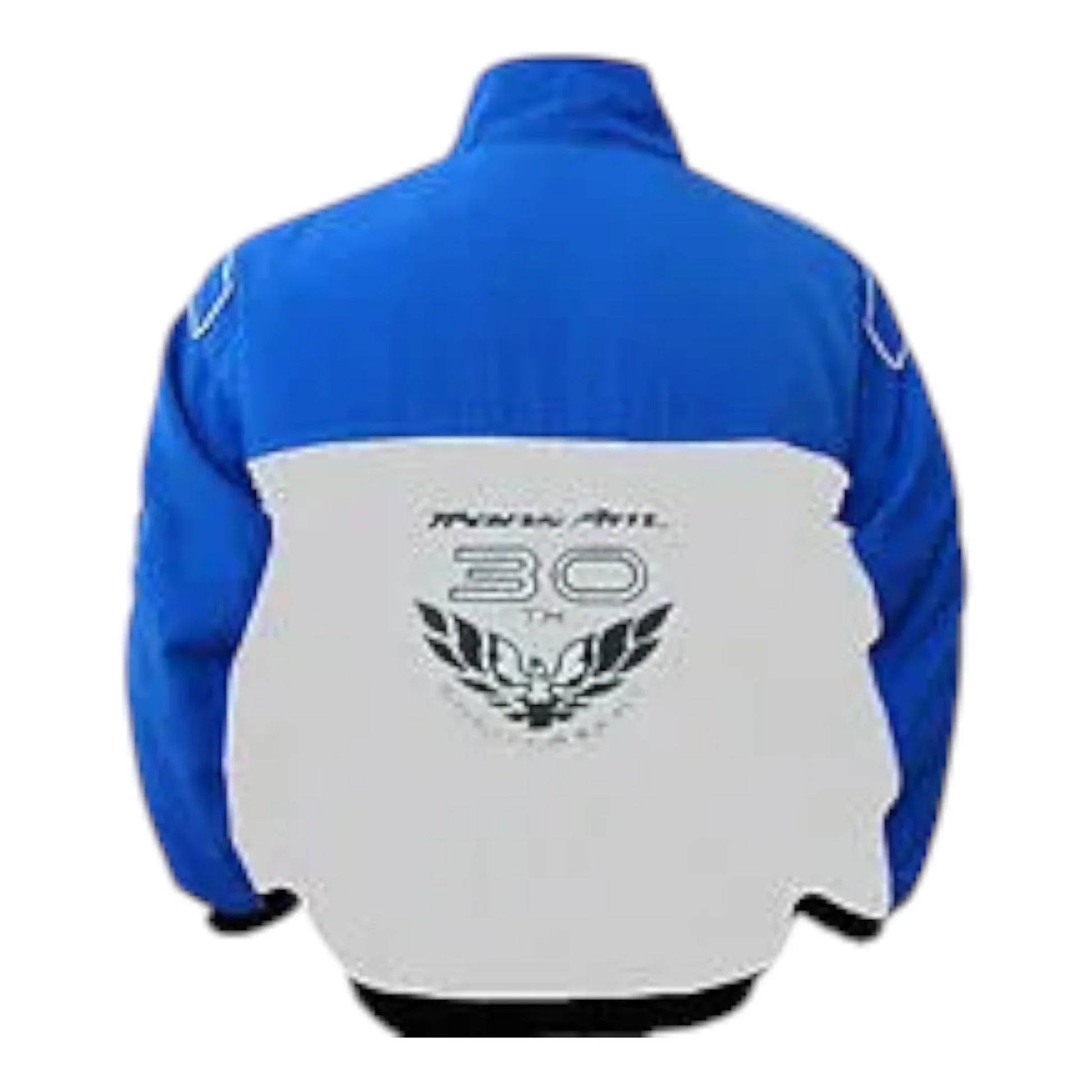 Pontiac Trans Am 30th Anniversary Racing Jacket Royal Blue and White - F1 Vintage Racewear