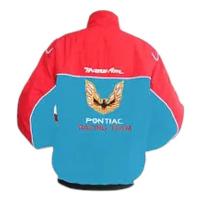 Trans Am Pontiac Racing Jacket Light Blue, Red - F1 Vintage Racewear