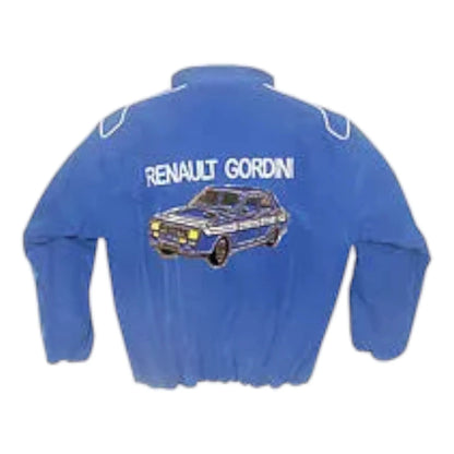 Renault R12 Gordini Racing Jacket Blue and White - F1 Vintage Racewear