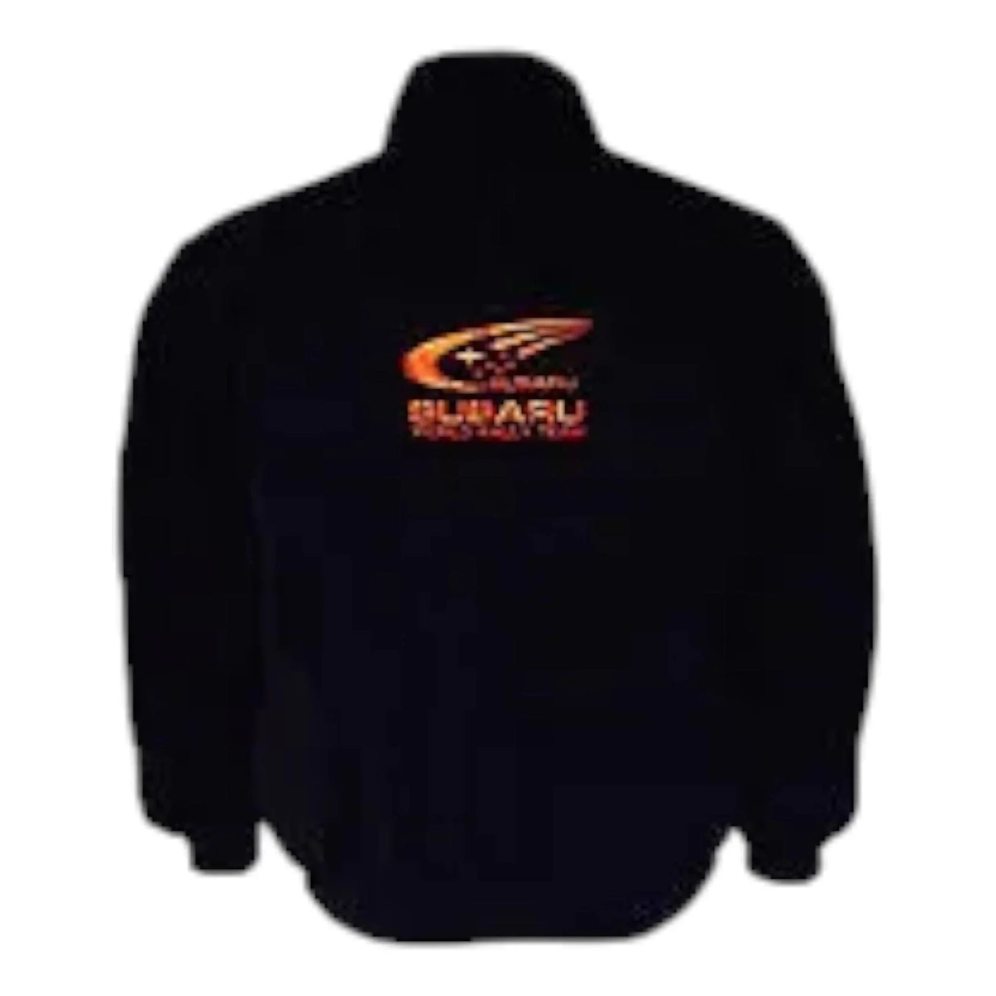 Subaru Jacket Black with Piping - F1 Vintage Racewear