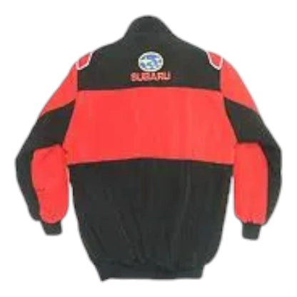 Subaru Racing Jacket Red & Black - F1 Vintage Racewear