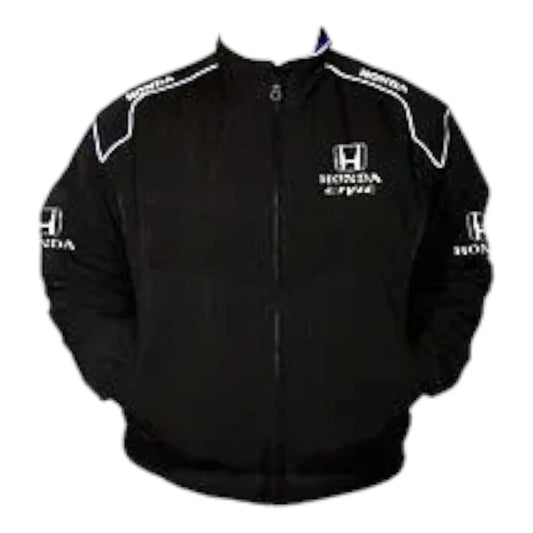 Honda Civic Racing Jacket Black - F1 Vintage Racewear