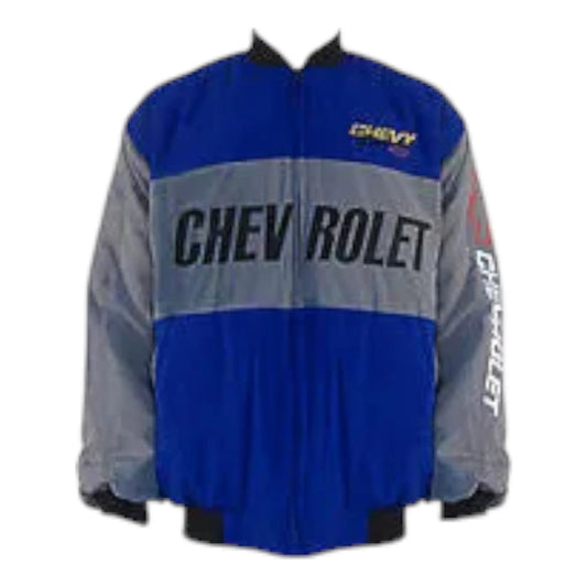 Chevrolet Racing Jacket Blue & Grey - F1 Vintage Racewear