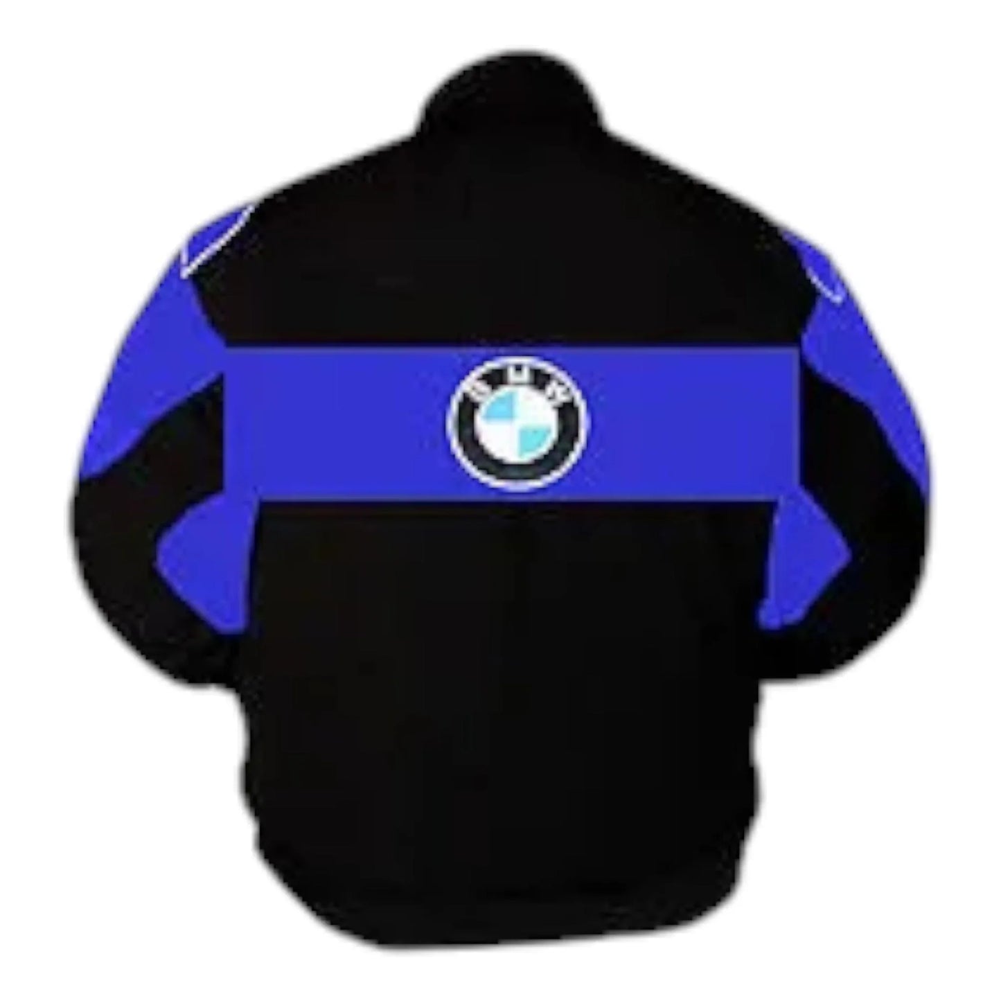 BMW Williams F1 Racing Jacket Black and Royal Blue - F1 Vintage Racewear