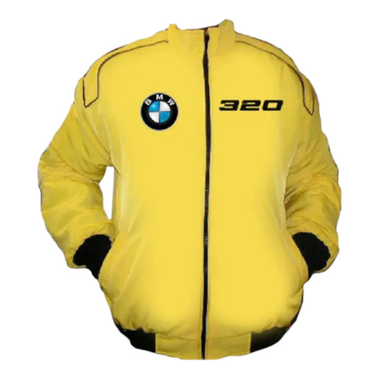 BMW 320 Racing Jacket Yellow - F1 Vintage Racewear