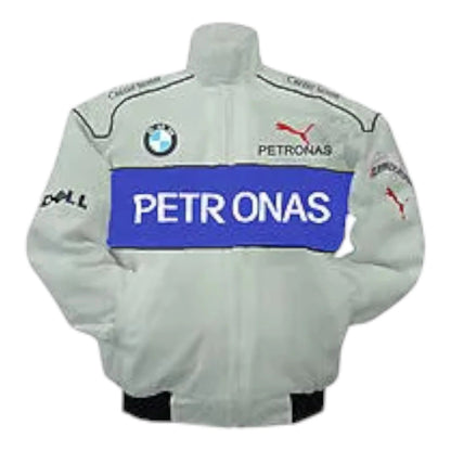 BMW F1 Sauber Team Racing Jacket White and Royal Blue