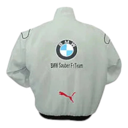 BMW F1 Sauber Team Racing Jacket White and Royal Blue