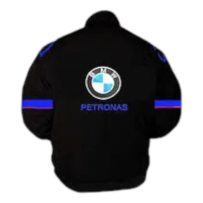 BMW Petronas Racing Jacket Black and Royal Blue