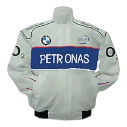 BMW Petronas Racing Jacket White and Royal Blue