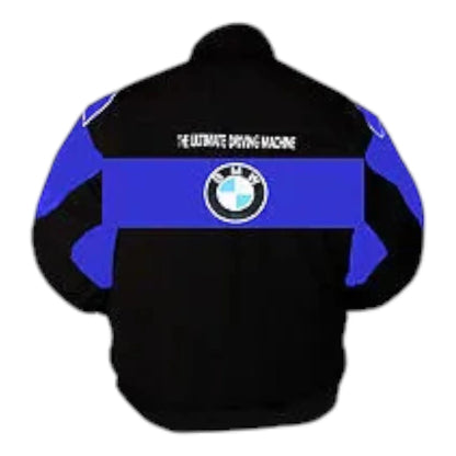 BMW Power Racing Jacket Royal Blue and Black