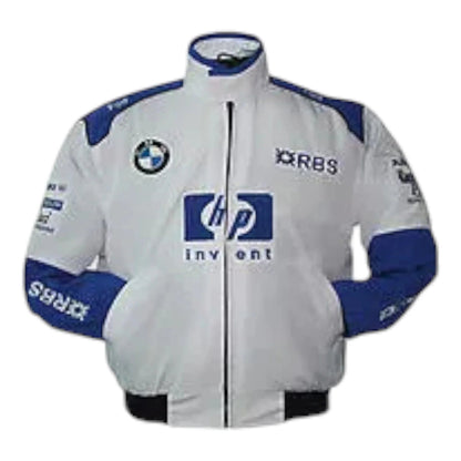 BMW RBS F1 Racing Jacket White and Royal Blue