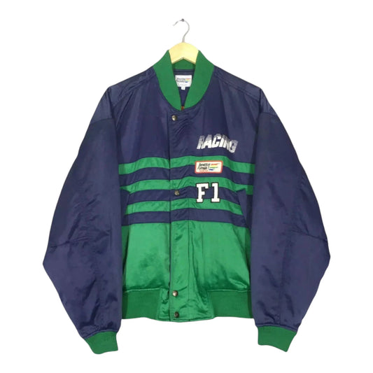 Benetton Vintage Formula 1 Team Embroidered Racing Jacket - F1 Vintage Racewear