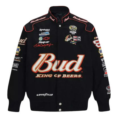 Budweiser F1 Racing Embroidered Jacket - F1 Vintage Racewear