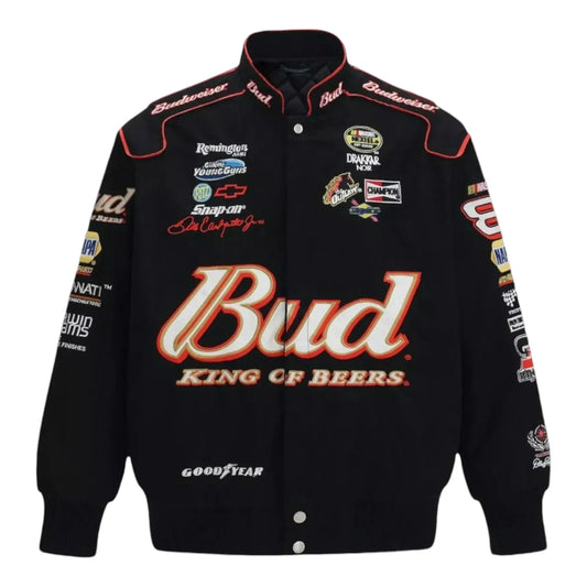 Budweiser F1 Racing Embroidered Jacket - F1 Vintage Racewear