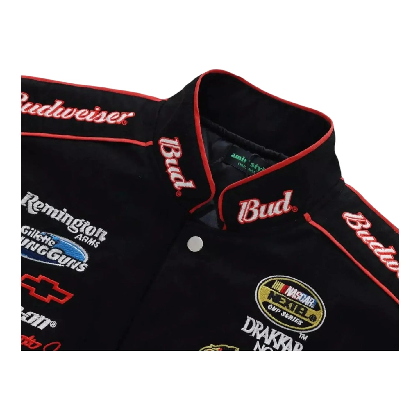 Budweiser F1 Racing Embroidered Jacket - F1 Vintage Racewear