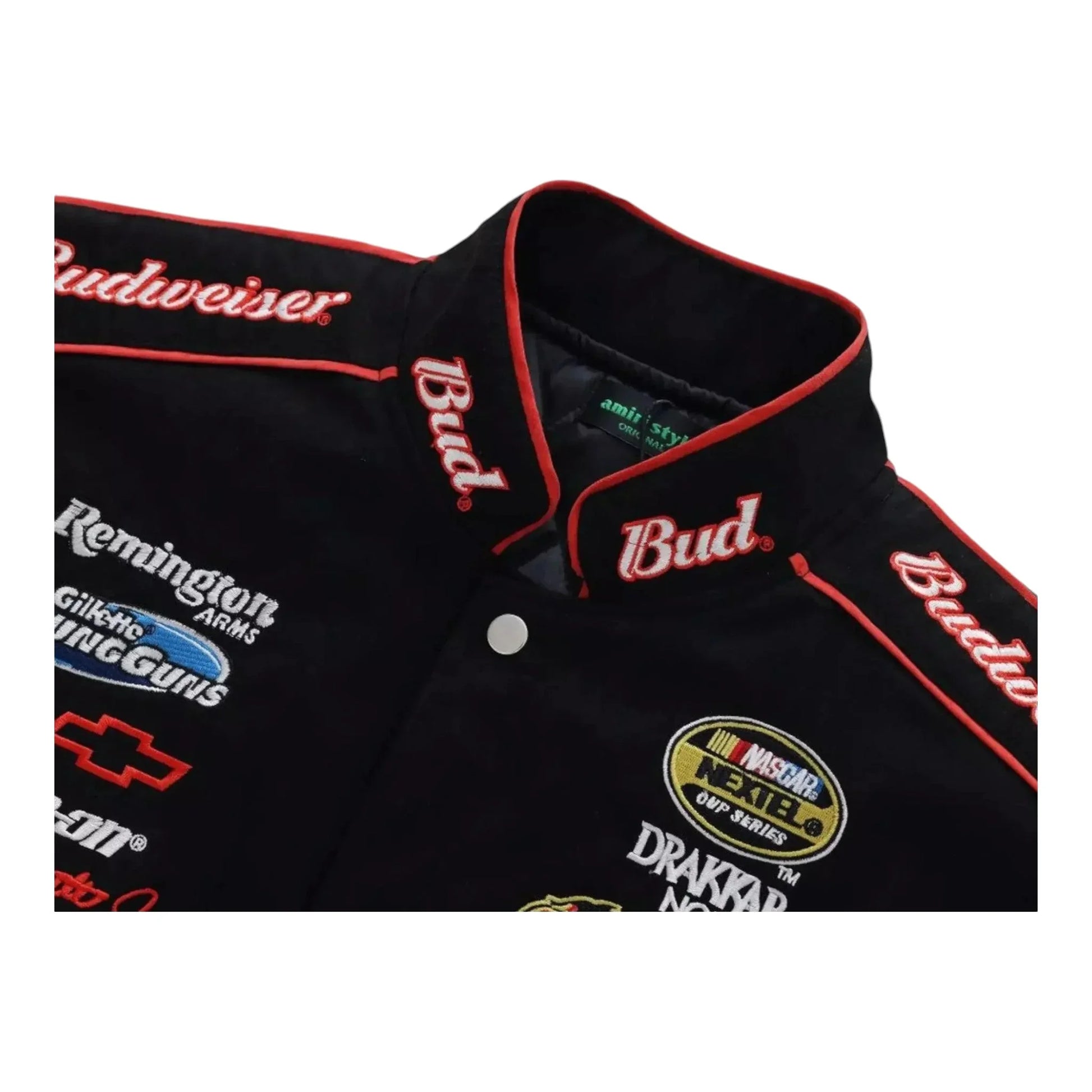 Budweiser F1 Racing Embroidered Jacket - F1 Vintage Racewear