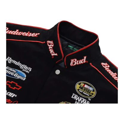Budweiser F1 Racing Embroidered Jacket - F1 Vintage Racewear