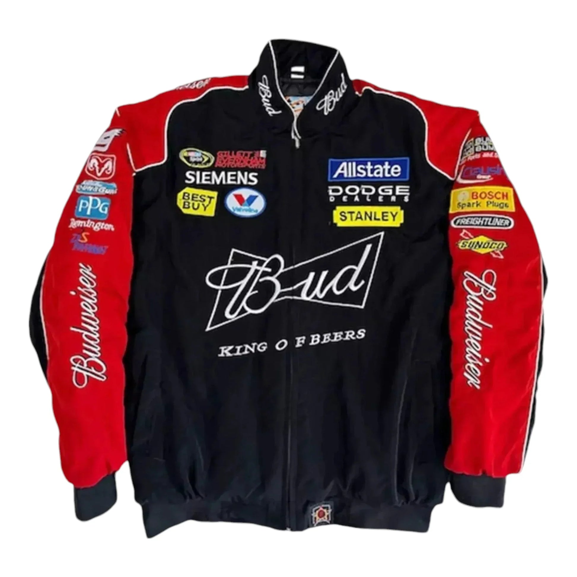Budweiser F1 Racing Embroidered Retro Limited Edition Jacket - F1 Vintage Racewear