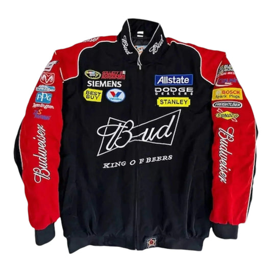 Budweiser F1 Racing Embroidered Retro Limited Edition Jacket - F1 Vintage Racewear