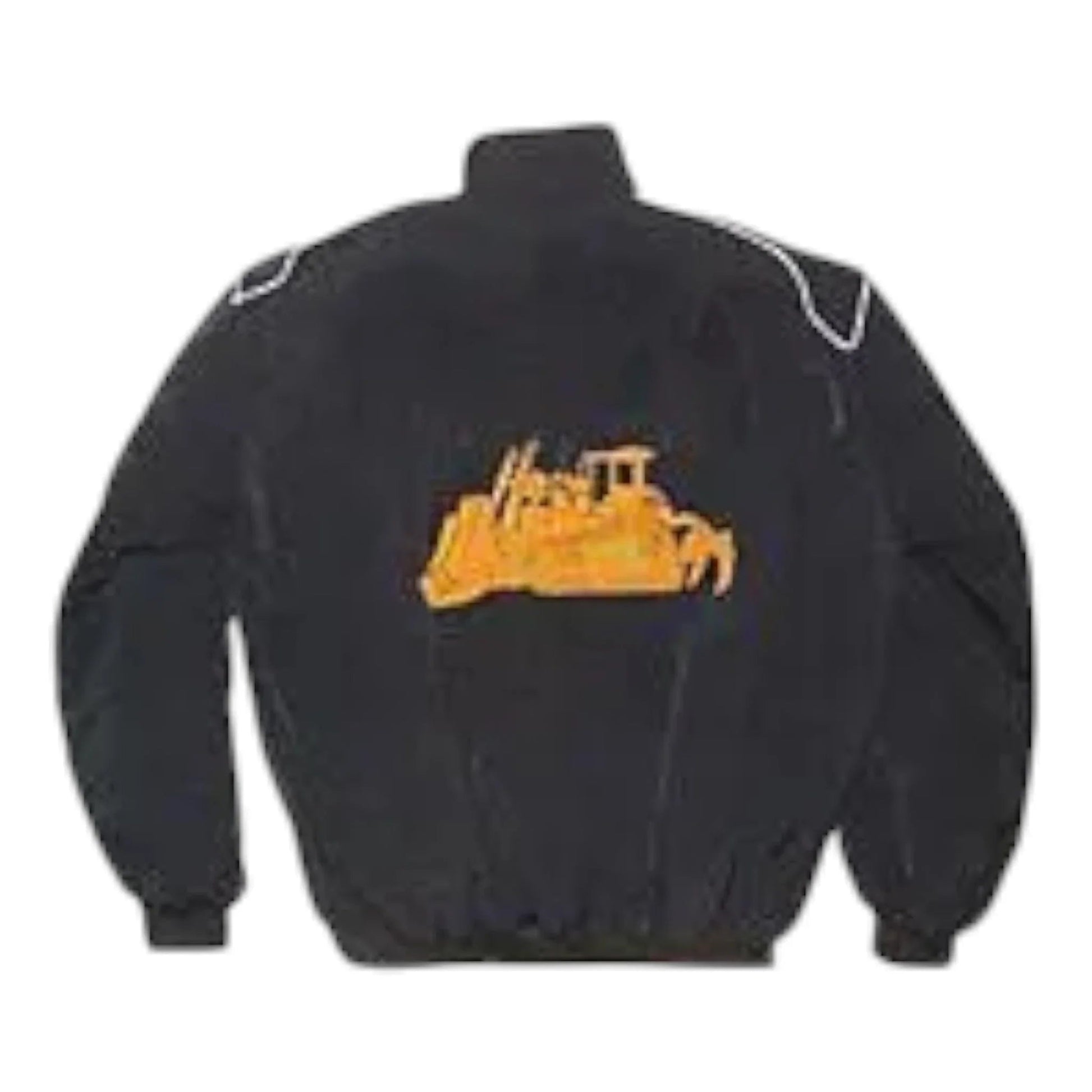 CAT Caterpillar Bulldozer Racing Jacket Black