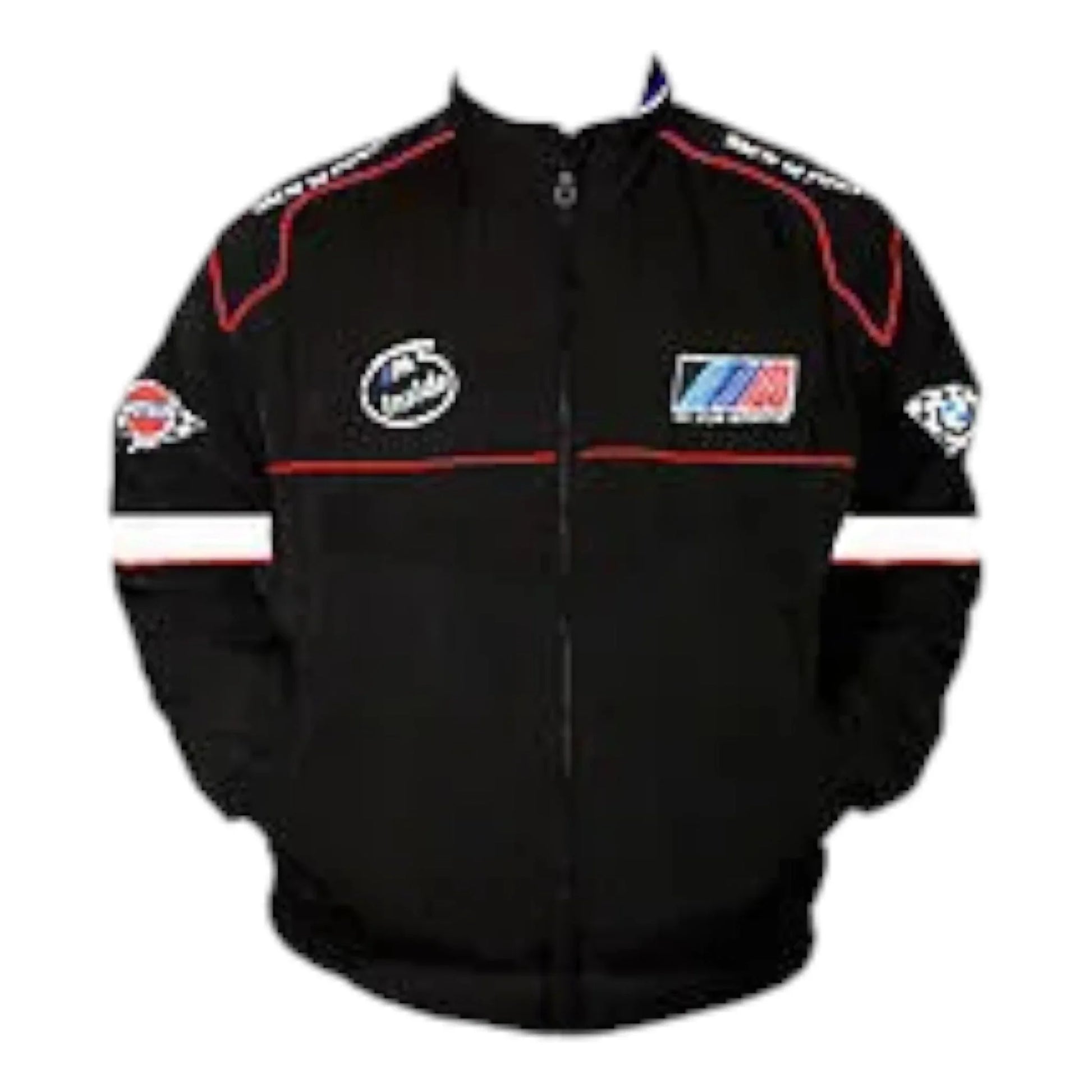BMW M Sport Racing Jacket Black and White - F1 Vintage Racewear