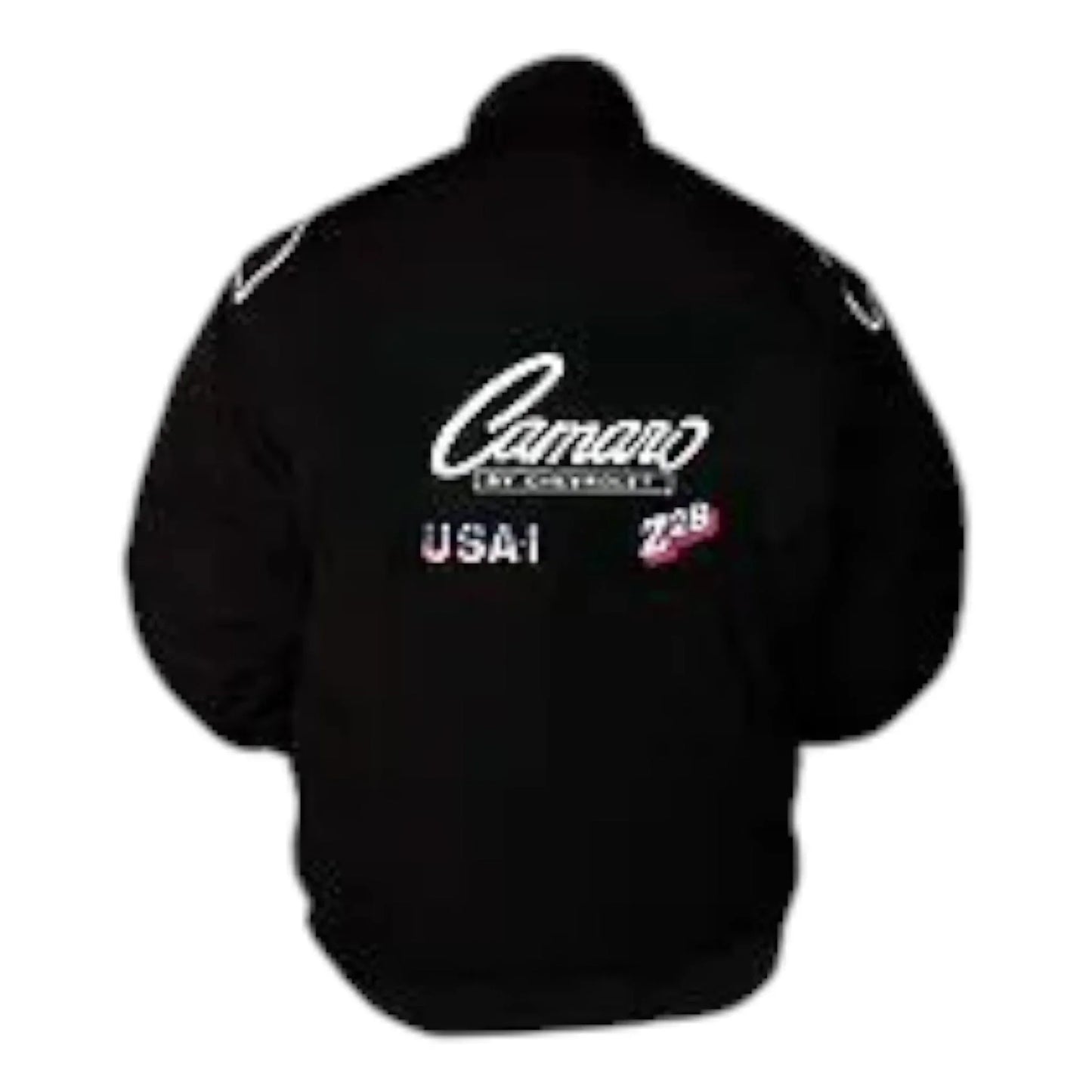 Camaro Chevrolet Racing Jacket Black - F1 Vintage Racewear