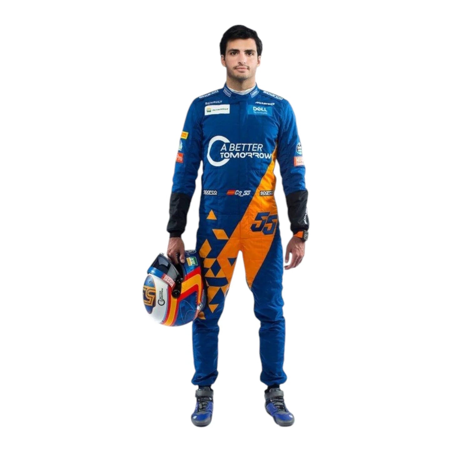 Carlos sainz Team Mcleran 2019 Race Suit