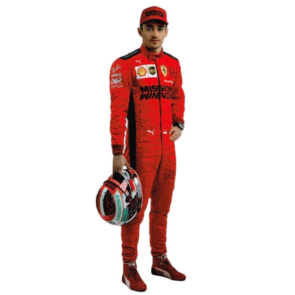 Charles Leclerc 2020 Racing Suit Mission Ferrari F1