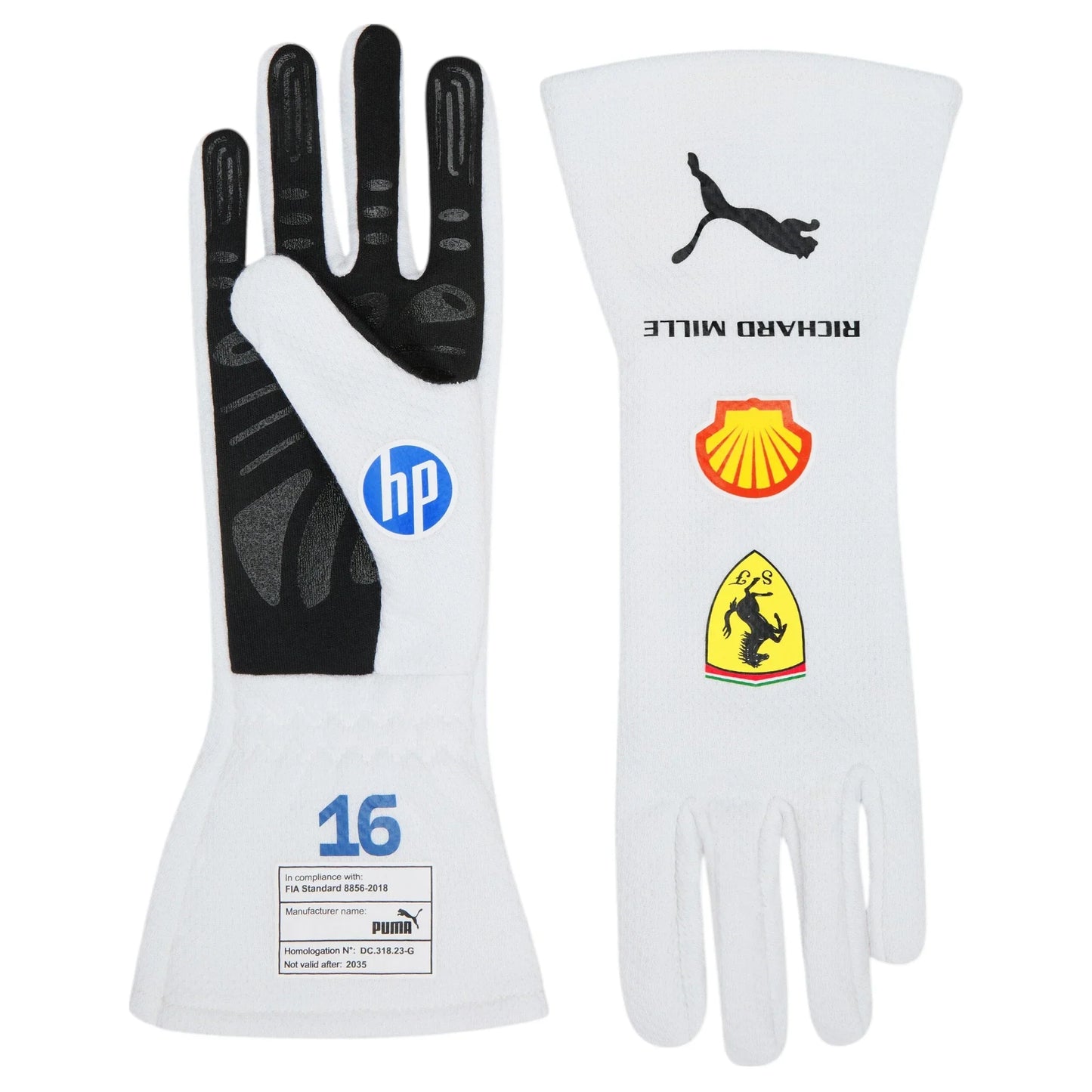 Charles Leclerc 2025 Ferrari HP Racing Gloves | Miami GP