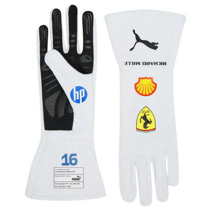 Charles Leclerc 2025 Ferrari HP Racing Gloves | Miami GP