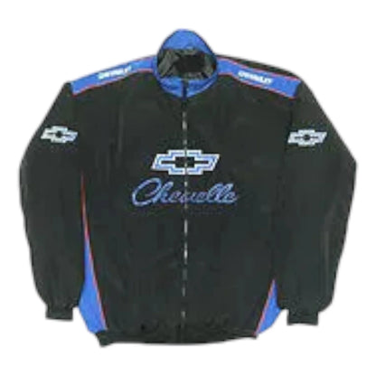Chevelle Racing Jacket Black & Blue - F1 Vintage Racewear