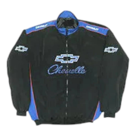 Chevelle Racing Jacket Black & Blue - F1 Vintage Racewear