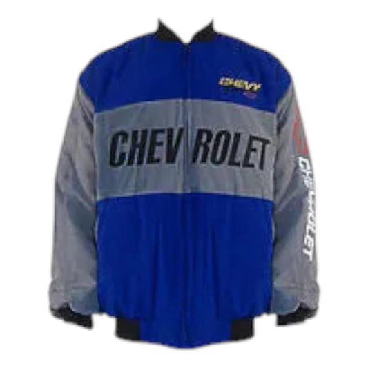 Chevrolet Racing Jacket Blue & Grey